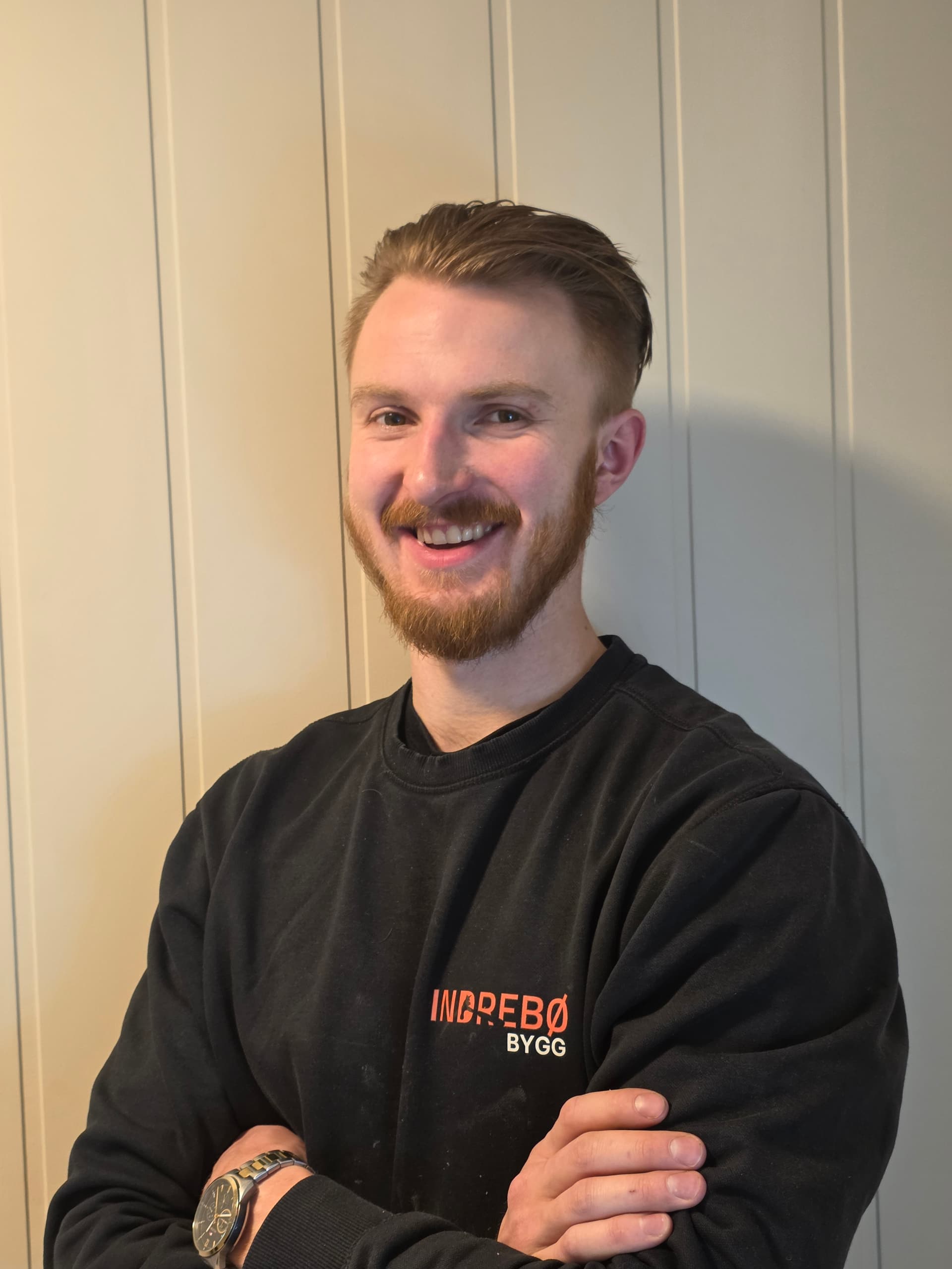 Sondre Indrebø, eier og tømrer i Indrebø Bygg